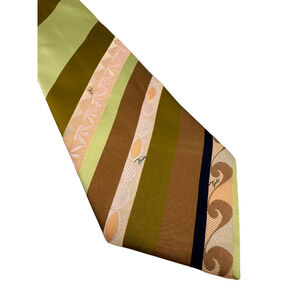 EMILIO Pucci Necktie Vintage SIGNED Neck Tie Italian SILK Men's Striped 59X3.8"